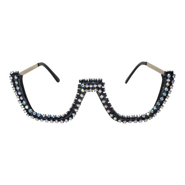 a morir Ashley - Crystal Aurora Borealis BLACK (SHOWN)