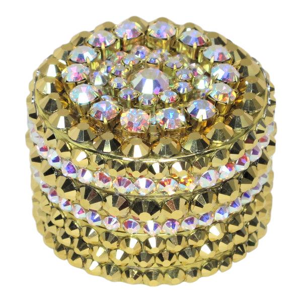 a morir Crystal Grinder in Gold Schubert Red