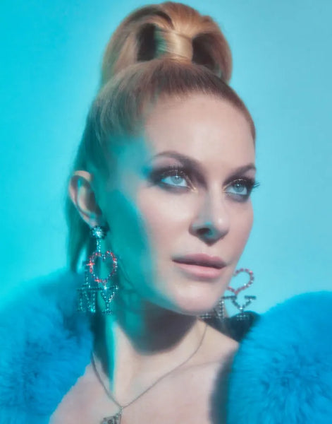 A Morir Glaser Crystal Earrings Barracuda Black