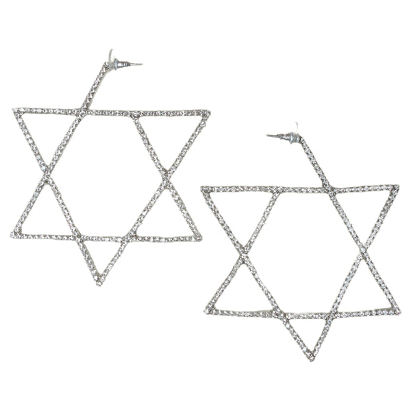 a morir Hilly Crystal Star Earring Barracuda Black