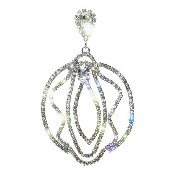 A Morir JUDY Crystal Earrings Barracuda Black