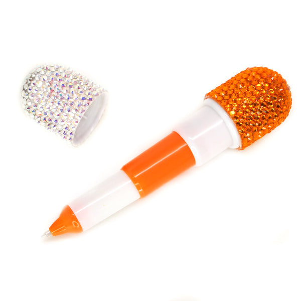 A Morir Orange Crystal Pill Pen Schubert Red