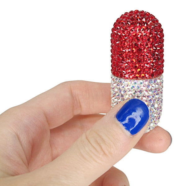 A Morir Red Crystal Pill Pen Schubert Red
