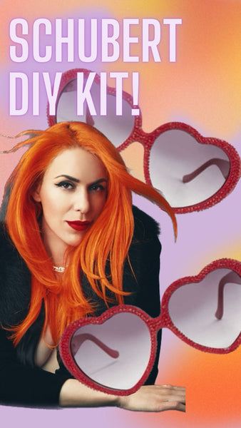 a morir Schubert DIY Kit BLACK with Jet crystals