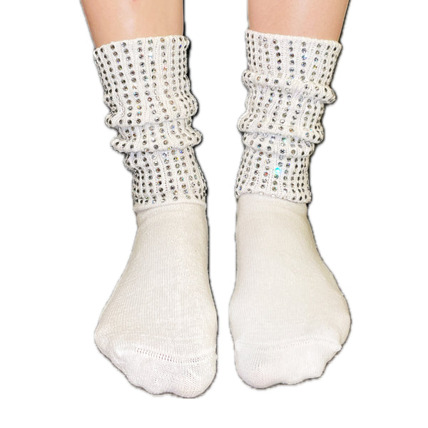 A Morir Whitten Crystal Socks Women's 5-8