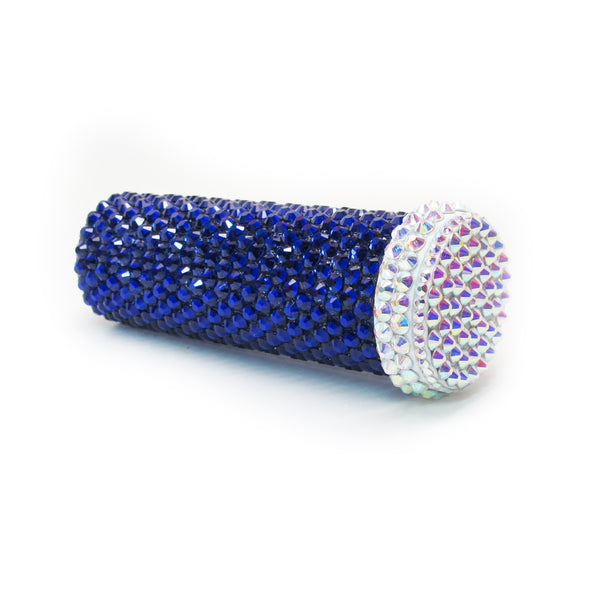 A Morir XL Crystal Pill Bottle - Cobalt Schubert Red