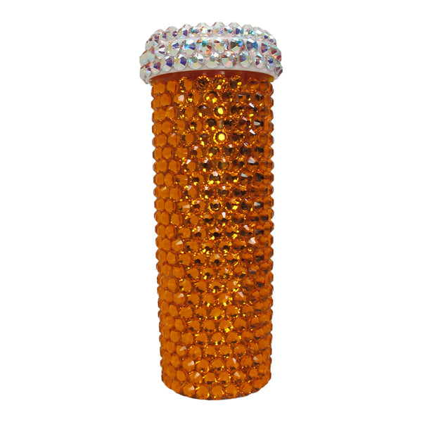 A Morir XL Crystal Pill Bottle Schubert Red