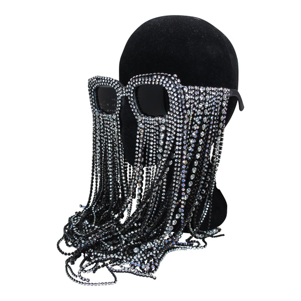 A Morir Ayesha Crystal Fringe Collector Showpiece BLACK (SHOWN)