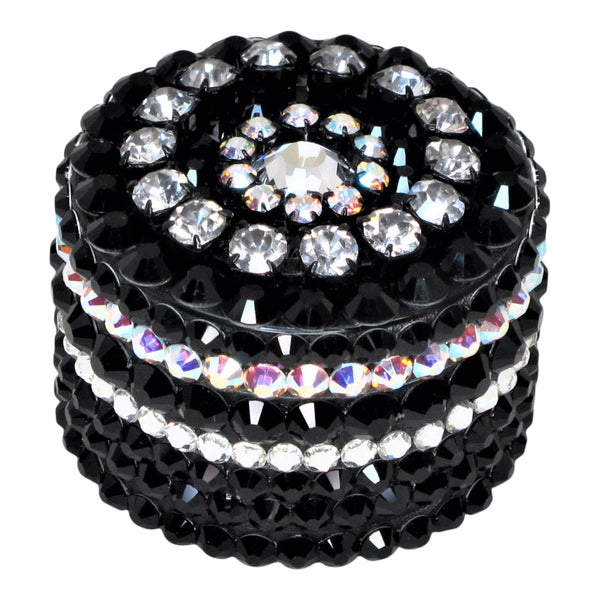 a morir Crystal Grinder in Black + White Schubert Red