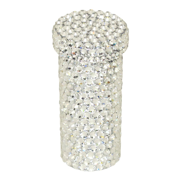 a morir Crystal Pill Bottle in Diamante Schubert Red