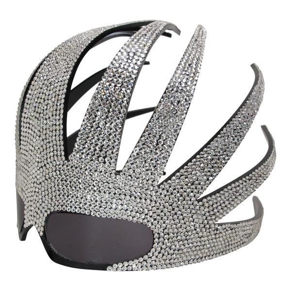 A Morir Dalida Crystal Masque Headpiece BLACK (SHOWN)