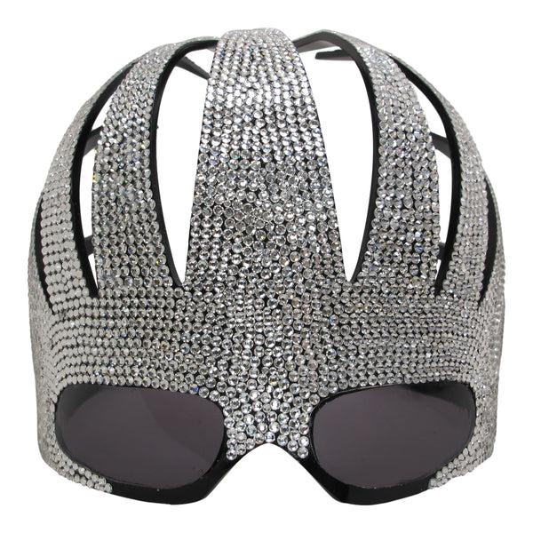 a morir Dalida Crystal Masque Headpiece BLACK (SHOWN)