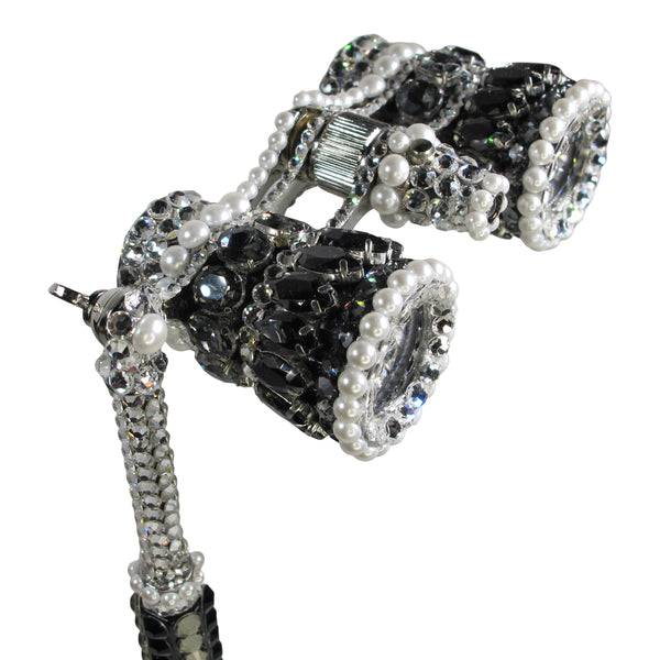 A Morir Opera Binoculars In Black Pearl Schubert Red