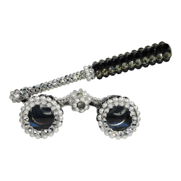 A Morir Opera Binoculars In Black Pearl Schubert Red