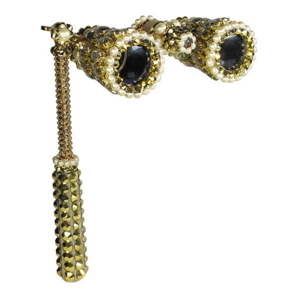 a morir Opera Binoculars In Gold Pearl Schubert Red