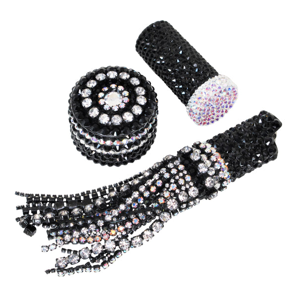 A Morir Strassed Smoke Set In Black + White Schubert Red