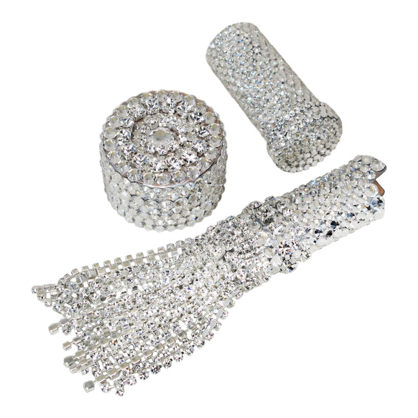 A Morir Strassed Smoke Set In Diamante Schubert Red