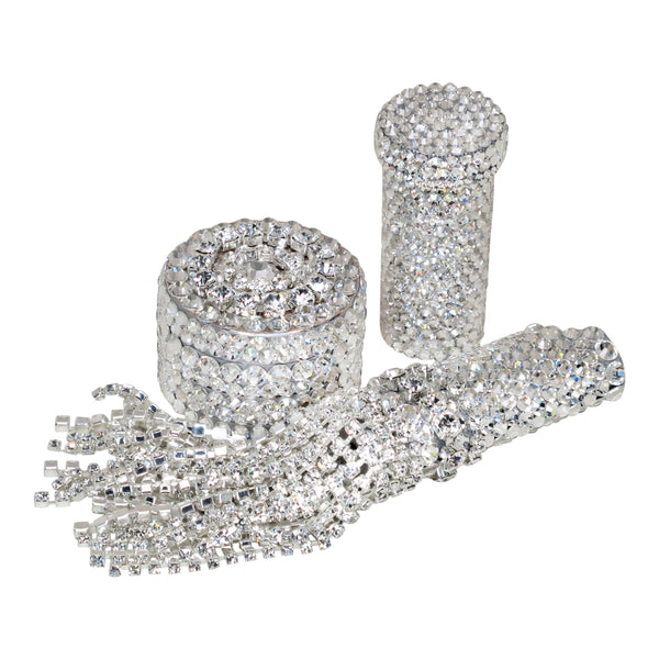 a morir Strassed Smoke Set in Diamante Schubert Red