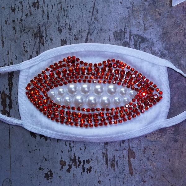 A Morir Surreal Crystal And Pearl Lip Mask Schubert Red