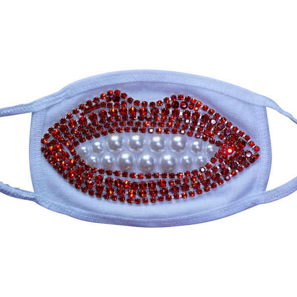 a morir Surreal Crystal And Pearl Lip Mask Schubert Red