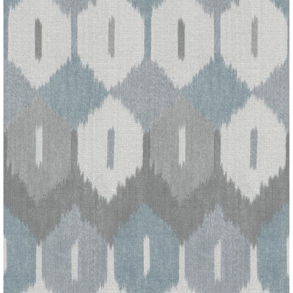 a street prints Abilene Denim Ikat Wallpaper