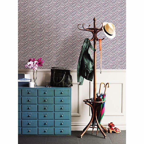 A Street Prints Adrian Plum Paisley Wallpaper