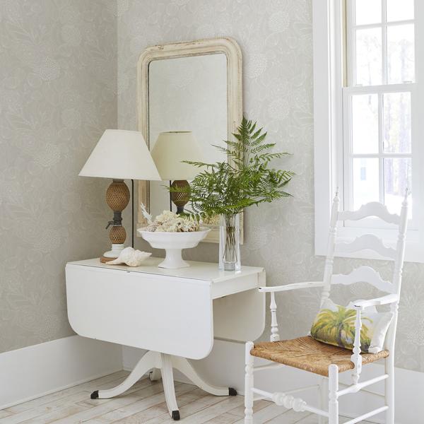 A Street Prints Alannah Bone Botanical Wallpaper