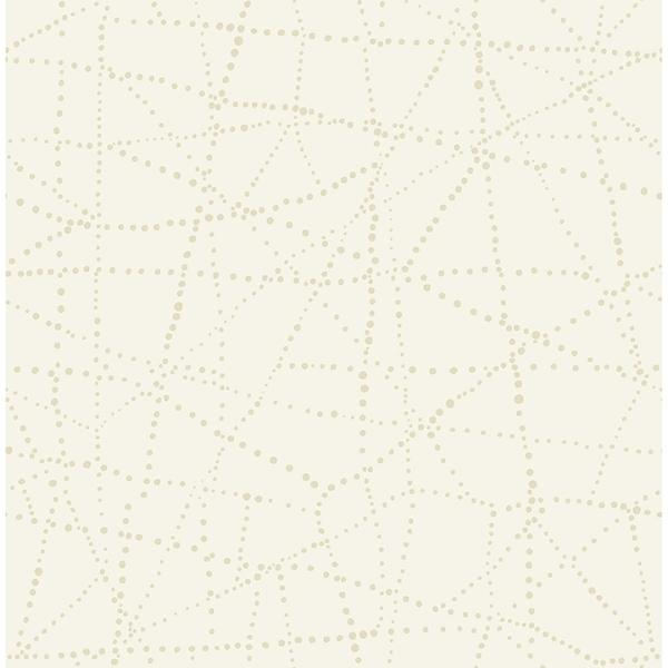 a street prints Alcott Cream Dotted Wallpaper