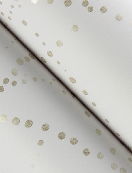 A Street Prints Alcott Ivory Dotted Wallpaper