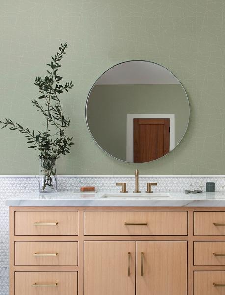 A Street Prints Alcott Sage Dotted Wallpaper