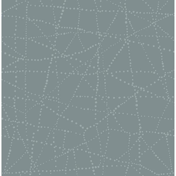 a street prints Alcott Slate Dotted Wallpaper