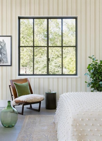 a Street Prints Alena Beige Soft Stripe Wallpaper