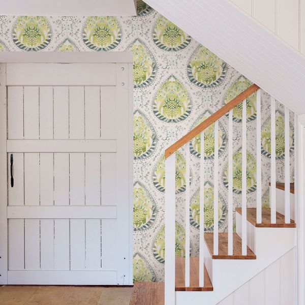 A Street Prints Alistair Green Medallion Wallpaper