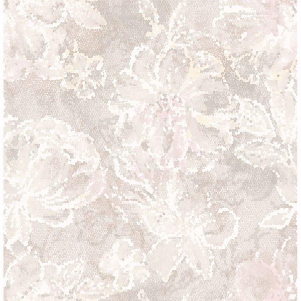 a street prints Allure Blush Floral Wallpaper