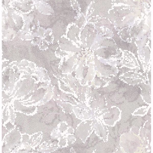 a street prints Allure Lavender Floral Wallpaper