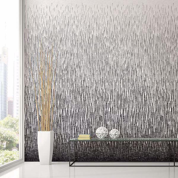 A Street Prints Amaya Black Wall Mural