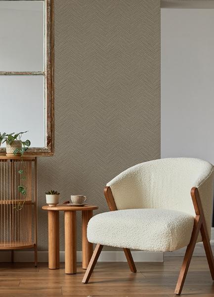 A Street Prints Apex Light Brown Weave Wallpaper