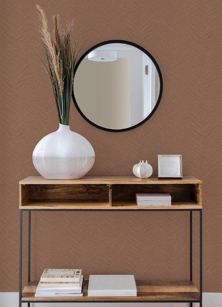 A Street Prints Apex Red Weave Wallpaper