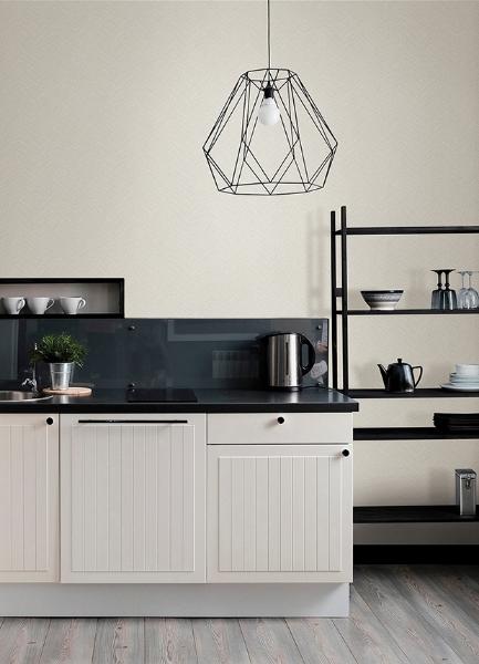 A Street Prints Apex White Weave Wallpaper