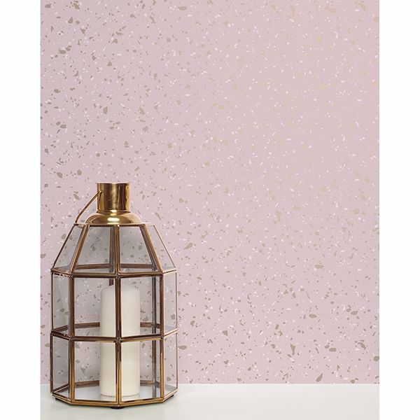 A Street Prints Arendal Mauve Speckle Wallpaper