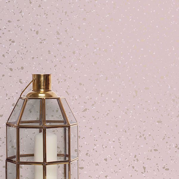 A Street Prints Arendal Mauve Speckle Wallpaper