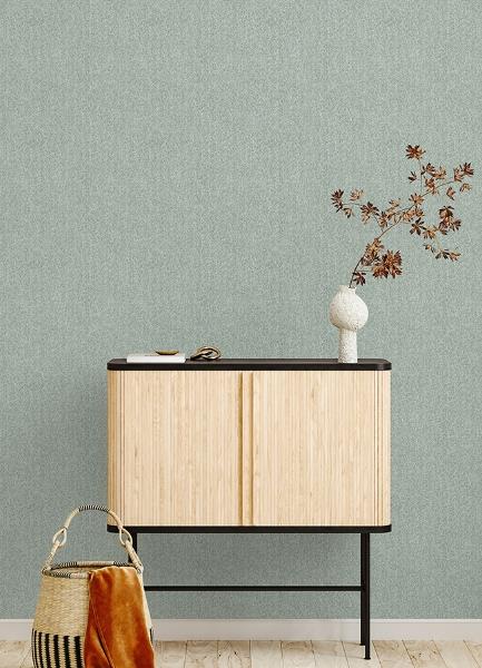 A Street Prints Ashbee Green Tweed Wallpaper