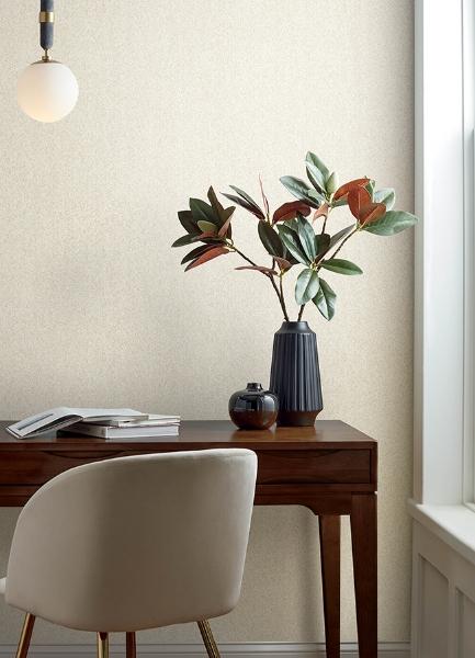 A Street Prints Ashbee Taupe Faux Fabric Wallpaper