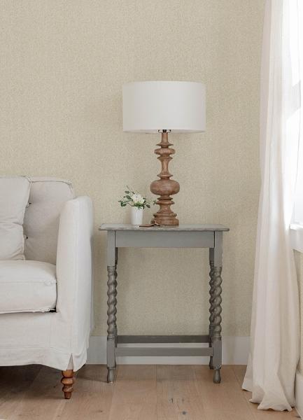 A Street Prints Ashbee Taupe Faux Fabric Wallpaper