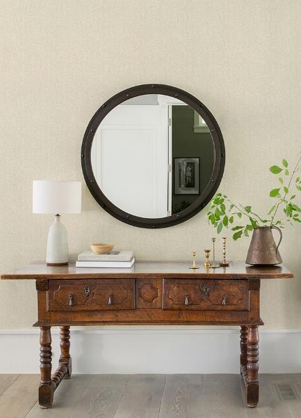 A Street Prints Ashbee Taupe Tweed Wallpaper