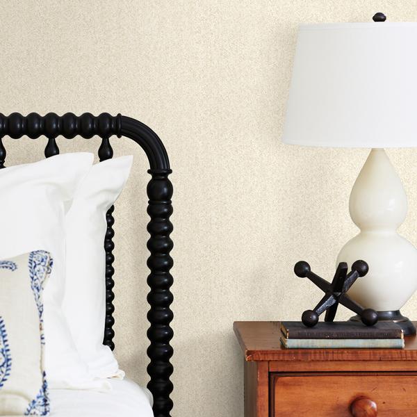 A Street Prints Ashbee Taupe Tweed Wallpaper