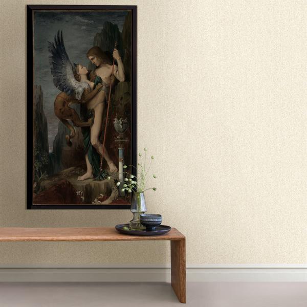 A Street Prints Ashbee Taupe Tweed Wallpaper