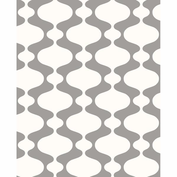 a street prints Ashbury Grey Retro Wallpaper
