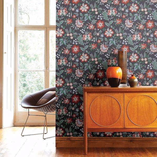 A Street Prints Athena Multicolor Floral Wallpaper