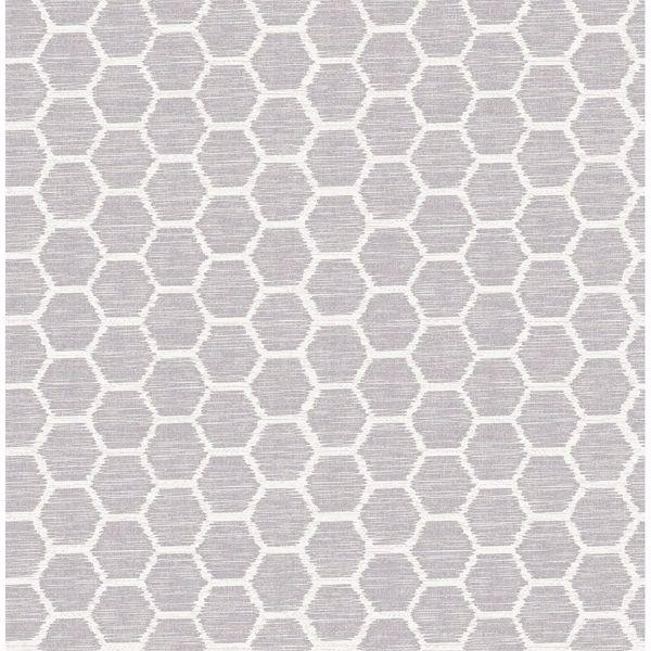 a street prints Aura Lavender Honeycomb Wallpaper